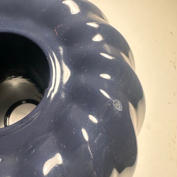 Dr Oetker Gugelhupf bundt 10" x 5" Baking Enamelled Pastry Form Sponge cake BLUE - Picture 11 of 15